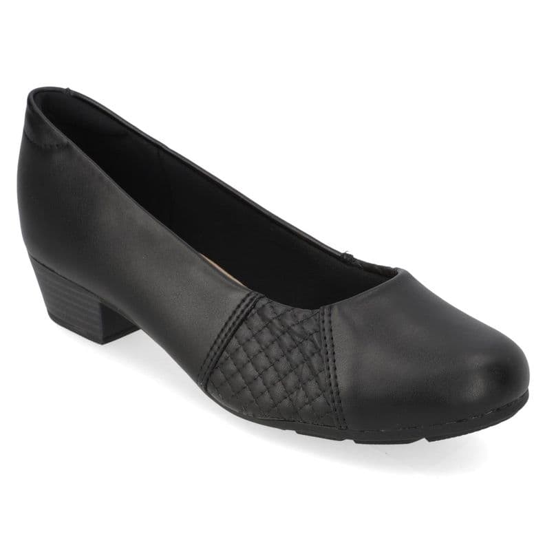 Taco Ancho 3 cm Negro Modare 35