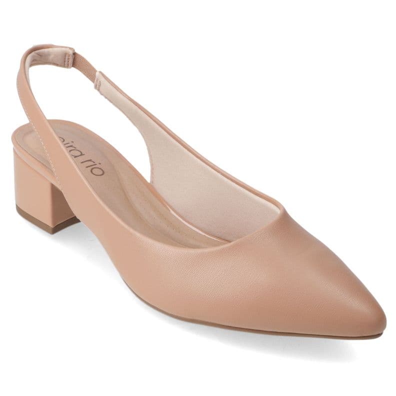 Zapato Taco Stiletto Beira Rio 15340 Rosado 36
