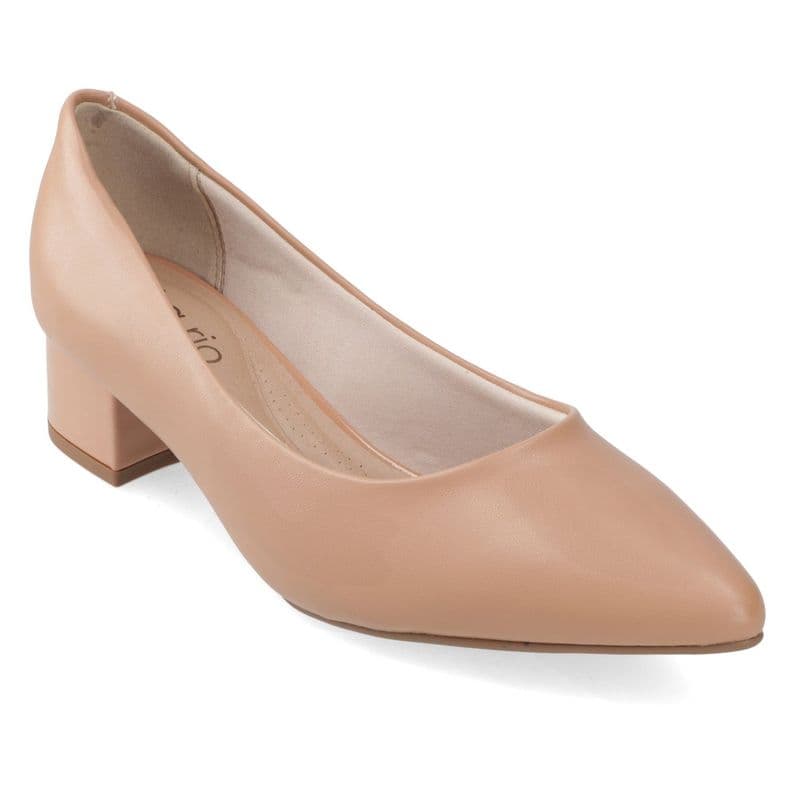Zapato Taco Beira Rio Beige 40