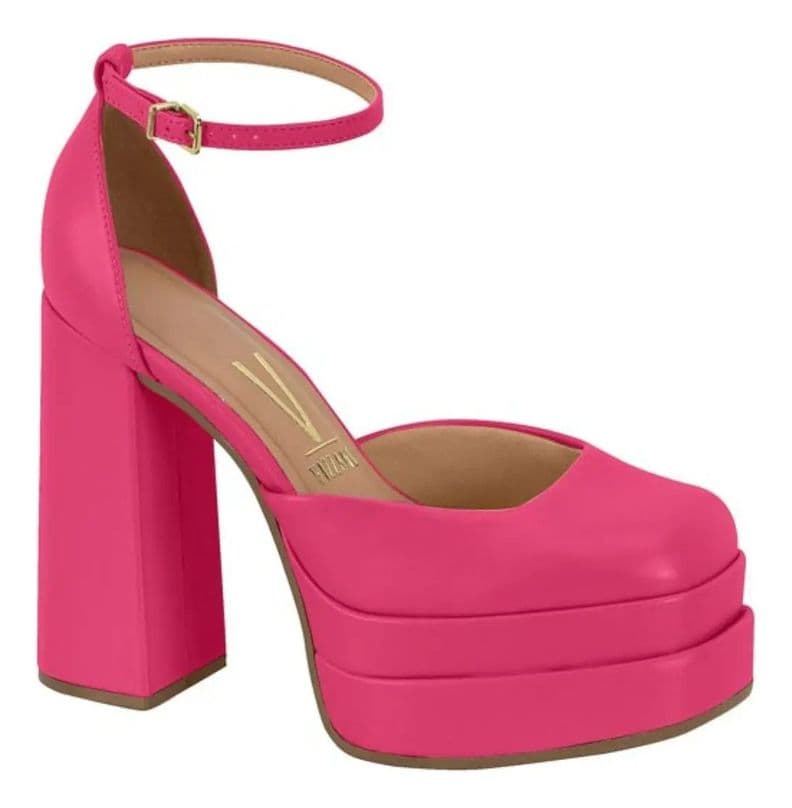 Maxi Plataforma Eco Cuero Fucsia 39