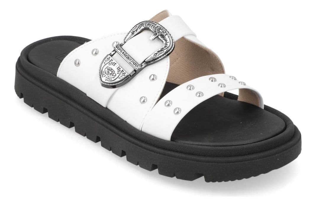 Sandalia Moleca Casual 15626 Blanco 40