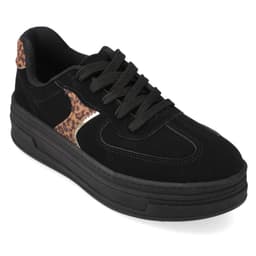 Zapatillas Casuales Negro Animal Print Beira Rio 35