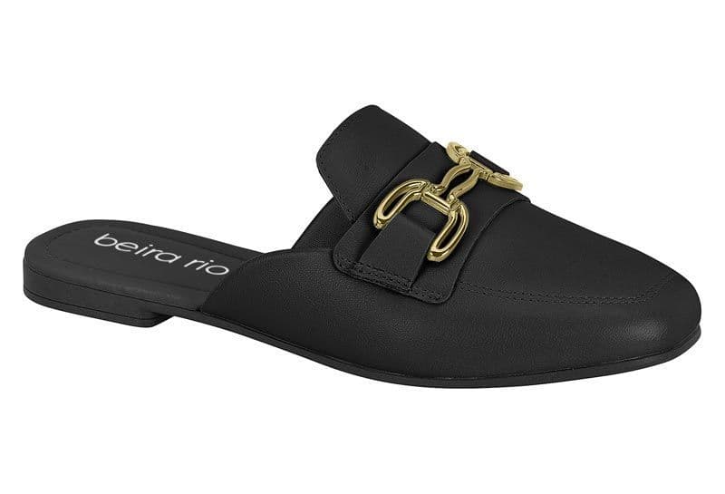 Babuchas Negro Beira Rio 35