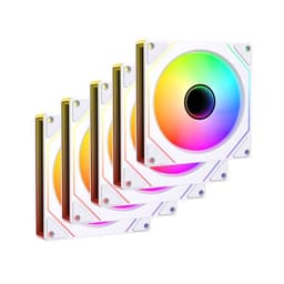 Pack Fans X5 Exodia ARGB Blanco 120mm con Controlador