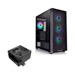 Gabinete + Fuente de Poder Thermaltake H390 TG ARGB C+P 750W Negro