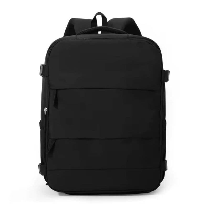 Mochila de Viaje Gran Capacidad Laptop y Zapatos Negro