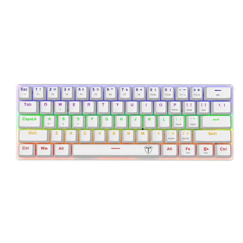 Teclado T-Dagger Arena Lite T-TGK321W-LIT Blanco