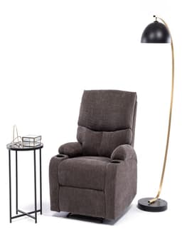 BERGER RECLINABLE CON POSAVASOS DANTE BROWN