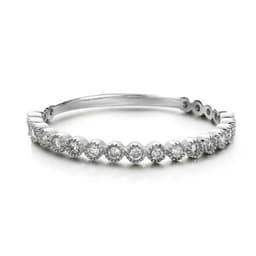 Anillo Plata 925 Medio Cintillo Circ Plateado 7