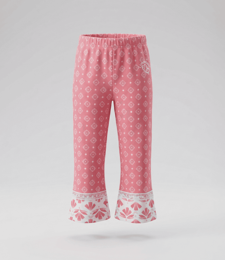 Calza bebe flare con flores L12721270178 coral Limonada 12 A 18 Meses