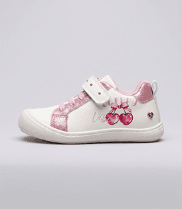 Zapatilla bebe con cherry L45391270803 crudo Limonada Crema 22