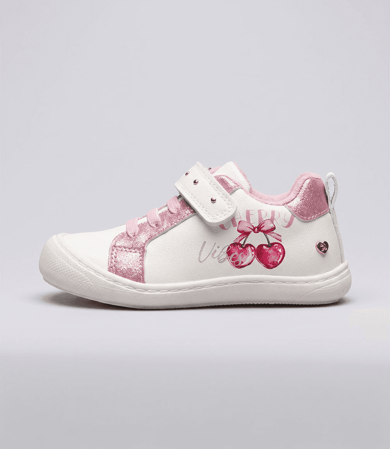 Zapatilla bebe con cherry L45391270803 crudo Limonada Crema 22