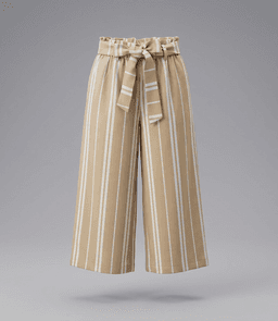 Pantalon nina rayado L11121270226 beige Limonada 8 anos