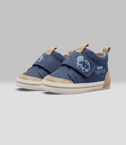 Zapatilla recien nacido B43391270509 denim Black and blue Azul 16