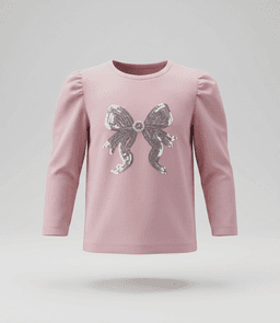 Polera manga larga bebe L12011270602 rosado Limonada 24 Meses