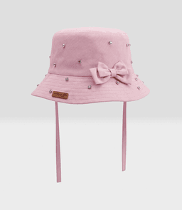Gorro nina bucket con cherry L91621270202 rosado Limonada 12-18 meses