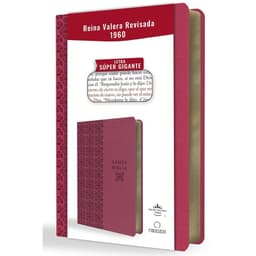Biblia Rvr 60 Letra Super Gigante Fucsia Blanco