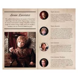 Libreta Game Of Thrones House Lannister Mediana Tapa Dura Blanco
