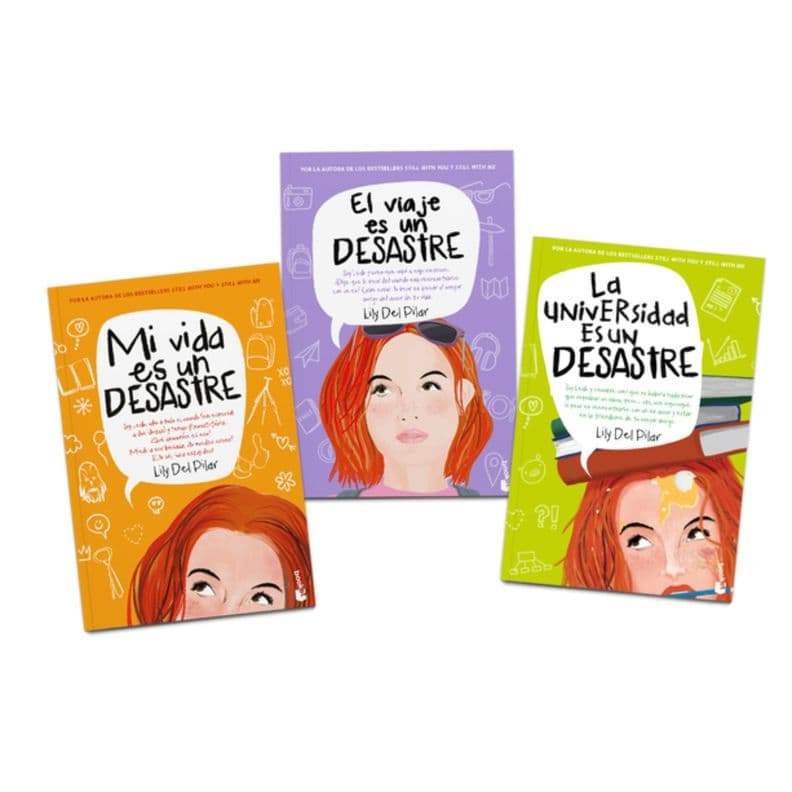 Pack Lily del Pilar (La universidad es un desastre + Mi vida es un desastre + ) Blanco