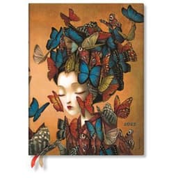 Agenda 2022 Madame Butterfly Ultra Tapa Blanda Semana A La Vista Horizontal Blanco