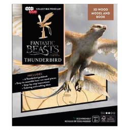 Harry Potter Fantastic Thunderbird Modelo Armable En Madera Blanco