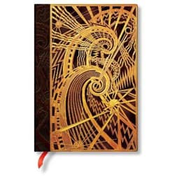 Libreta New York Deco The Chanin Spiral, Midi Tapa Dura Blanco