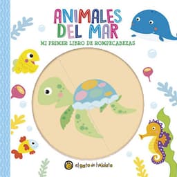 Animales Del Mar - Mi Primer Libro De Rompecabeza Blanco