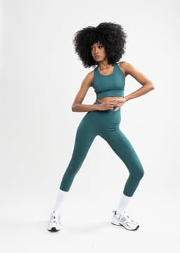 Legging Atenea Moss CompressFitTM Verde S