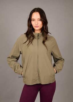 Chaqueta Cortaviento Ligero Tiamat Eucalypthus Grey Verde M