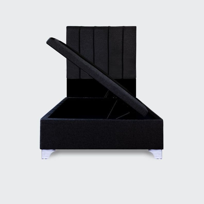 Base baul Elite 1 plaza Con respaldo Tubular negro