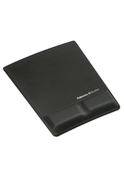 Mouse Pad Reposa / Apoya Munecas Negro Hilado