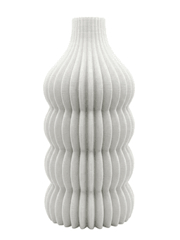 Jarron De Ceramica blanco Para Decoracion Florero Texturizado 0