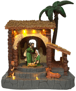 Adorno De Pesebre Con Luz Musica Y Movimiento Deco Navidad