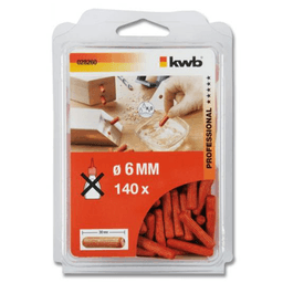 Tarugo De Madera 6 X 30mm - 140 Unidades Kwb