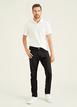 Pantalon Jean Cut Slim Dockers Negro 34 Largo 32
