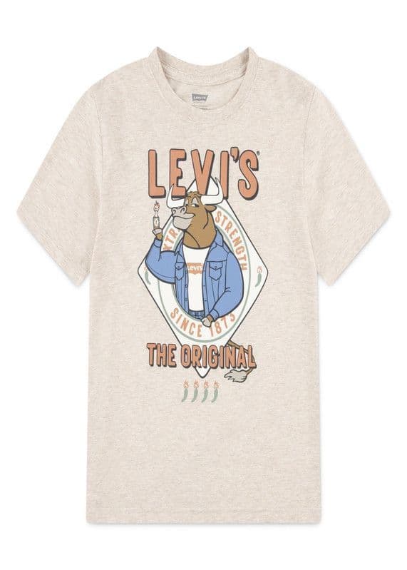 Polera Nino MC Bull Beige Levis 16