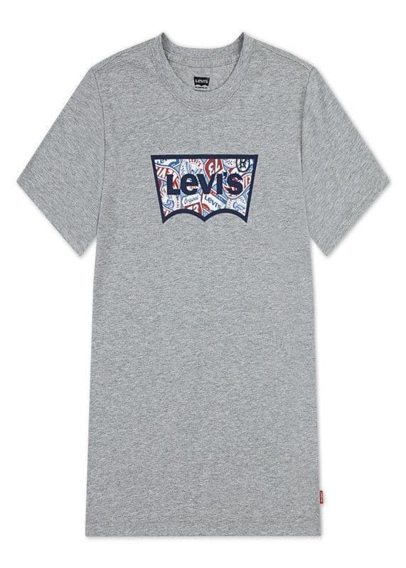 Polera Nino MC Batwing Graphic Gris Levis 12
