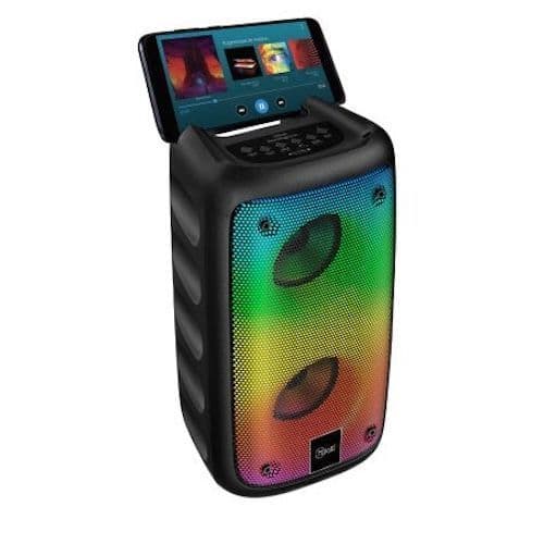 MLAB PARLANTE TWS FLAMING WALK BASS RGB INALAMBRICO Negro