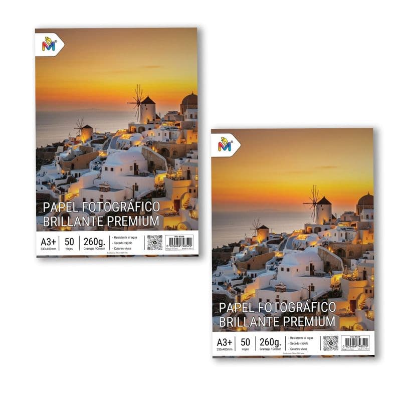 Papel Fotografico A3 Plus x100 Hojas - 260g Maxima Resolucion