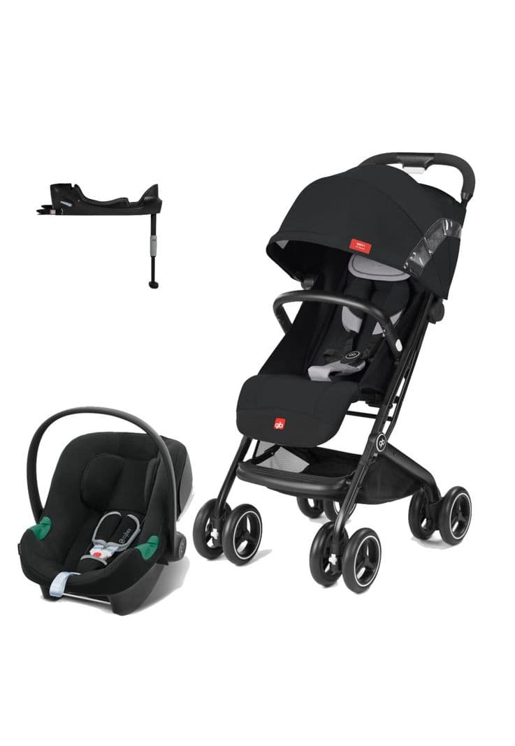 Coche Travel System Qbit AT VB+Aton B2+Base Negro