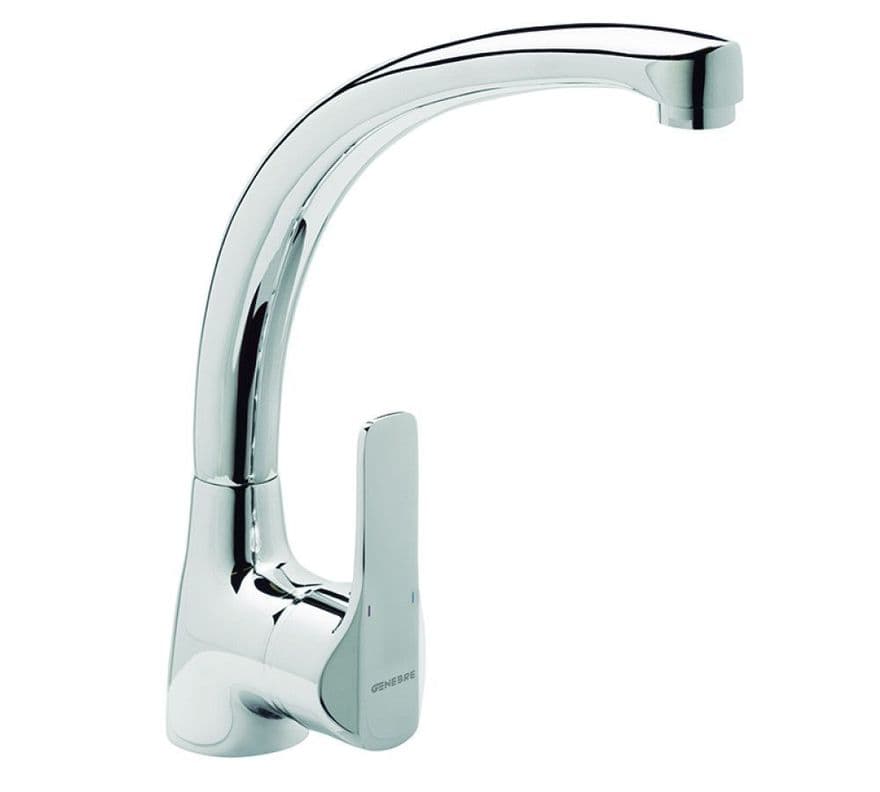 Monomando De Lavaplatos Genebre K8 Acero Inox