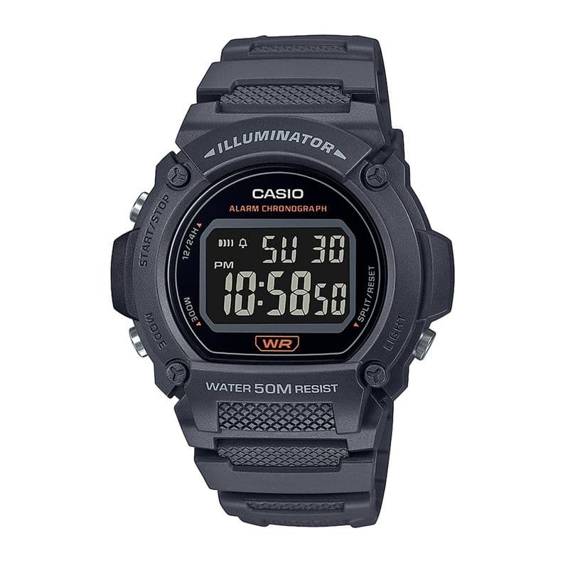 Reloj Hombre CASIO W-219H-8BVDF Gris