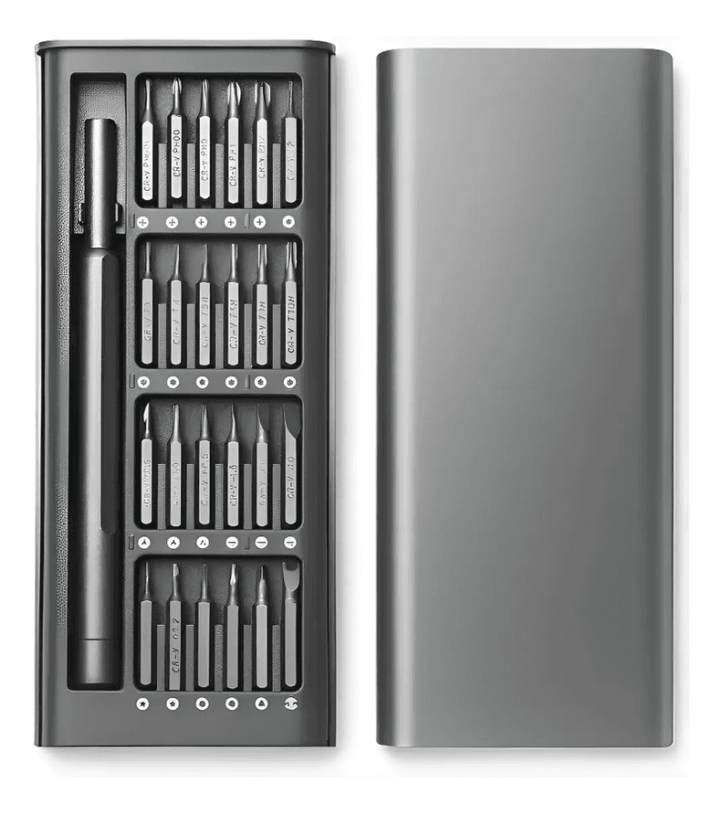 Juego Desatornillador Precision 24 En 1 Kit Reparacion Celulares Relojes Puntas Imantadas Kit Herramientas 24 en 1
