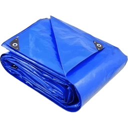 Lona cubre piscina universal impermeable 2x4 m azul