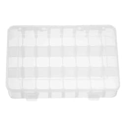Organizador De Plastico Transparente Con 24 Compartimientos