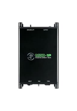 Caja Directa Pasiva Mackie (1 Input/1 Thru/1 Salida Xlr) MDB-1P Negro