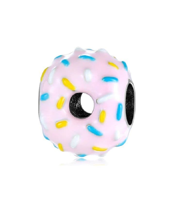 Charm dije abalorio Dona Donita plata 925 rosada