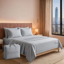 SABANAS 800 HILOS SIGNATURE 2 PLAZAS COLOR PLOMO 794 Gris Claro
