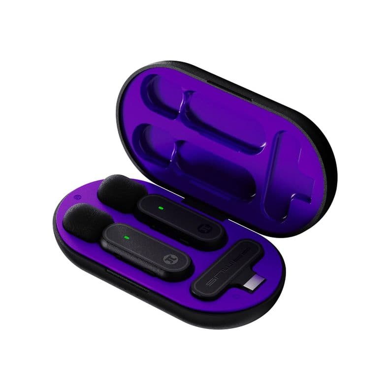 Microfono inalambrico de solapa Primus Pmi-l10bt tipo C Negro