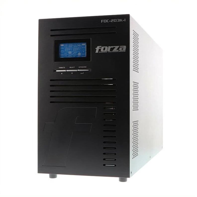 FORZA UPS ONLINE ATLAS FDC-203K-I 3KVA 3000VA 3000W TORRE Negro